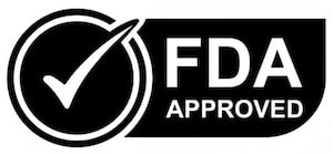 FDA patvirtintas. Cleared